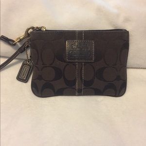 Coach Wristlet Brown